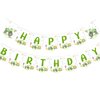 Sursurprise Tractor Birthday Decorations, Tractor Happy Birthday Banner, Farm Green Tractor Birthday Party Supplies