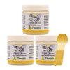 The Keys Salt Scrub Premium Exfoliating Sea Salt Body Skin Scrubs - Made with Pure Florida Sea Salt (Pineapple, Travel Size 3 Pack 3.4 oz)