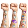 96 PCS Cute First Milk Tooth Dental Dentist Temporary Tattoos Birthday Themed Party Supplies Decorations Favors Fairy Teeth Tattoo Stickers Gifts for Baby Kids Girls Boys Decor School Reward Christmas