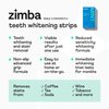 Zimba Teeth Whitening Strips Vegan Teeth Whitening Strip Enamel Safe Teeth Whitening Hydrogen Peroxide Teeth Whitener for Coffee, Wine, Tobacco, and Other Stains, 28 Strips (14 Day Treatment), Coconut