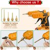 Cordless Hot Glue Gun 100W for dewalt 20V Battery Handheld Wireless Power Glue Gun Full Size with 12pcs Glue Sticks(0.43") for Art DIY Craft Home Repair School(Battery Not Included)