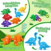 Crincy ABC Alphabet Dinosaurs Matching Learning Toy for Kids 3-5, 26PCS Montessori Double-Sided Dinosaur Toys Match Letter, Fine Motor Toys, Preschool Educational Learning Toys for Toddlers