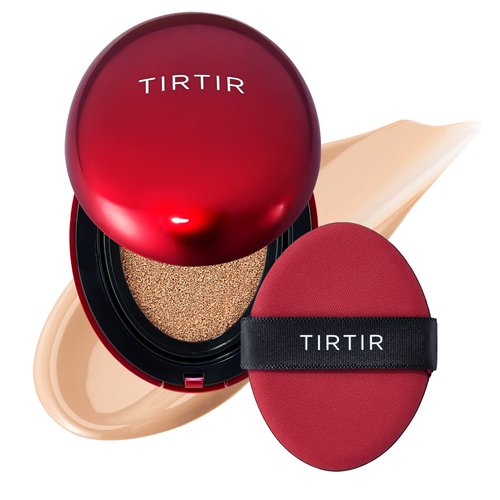 TIRTIR Mask Fit Red Cushion #23N Sand 0.63oz (18g) 72-Hours Long Lasting Full Coverage Foundation Makeup