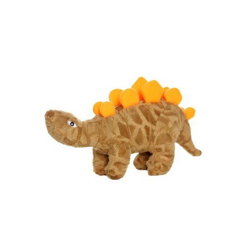 MIGHTY- Dinosaur Stegosaurus - Squeaker-Multiple Layers.Made Durable, Strong & Tough. Interactive Play Dog Toy (Tug, Toss & Fetch). Machine Washable & It Floats (Regular)