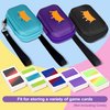 Meetikar Travel Card Games Case Compatible with Card Games Set, Hard Carrying Card Case Compatible with UNO and Phase 10 Playing Card Case (Not Including Cards) (Black)