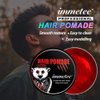 immetee Hair Gel for Men, Matte Hair Clay for Men, Hair Wax Flexible Hold & Non-greasy, Colorless Strong Hold Water Based Hair Pomade Zero Fiber All Day Hold for All Hair Styles-120g
