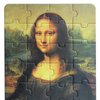 YOGEON 24 Pieces Da Vinci Mona Lisa Puzzle, Toddler Artist Puzzles for Kids Ages 3-5,4-6 Easy-an Intellectual Decompression Entertainment Game and Preschool Educational Learning Toys
