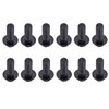 HABIIID Exhaust Manifold Bolts, Manifold Header Bolts for GM LS1 LS3 LS2 LSX LT series engines Replaces ICT Billet 551696 12 PCS