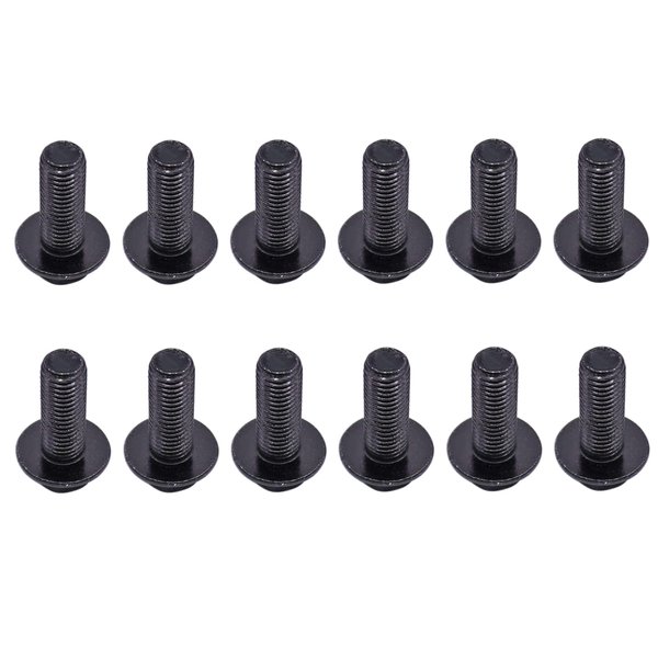 HABIIID Exhaust Manifold Bolts, Manifold Header Bolts for GM LS1 LS3 LS2 LSX LT series engines Replaces ICT Billet 551696 12 PCS