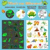 Leesgel Dinosaur Temporary Tattoos for Kids, Dinosaur Stickers, Dinosaur Birthday Party Supplies Decorations (37 Styles Glow + Metallic Glitter)