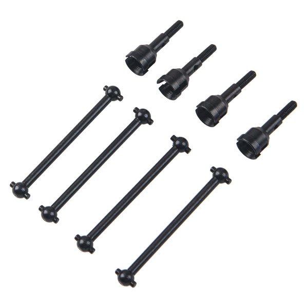 ShareGoo Steel Drive Shaft & Wheel Stub Axle Dogbones Adapter Axle Hub Compatible with WLtoys A959 A969 A979 K929 1/18 RC Car Buggy