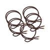 5 Pcs Fashion Women's Knotting Rubber Bands Reusable Hair Bands High Elasticity Seamless Hair Bands do Not Hurt Hair Suitable for Girls to Tie Their Hair in Daily Life(QK)