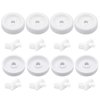 2024 Upgraded WD35X21038 Dishwasher Lower Rack Wheel Kit by Beaquicy - Replacement for G-E Ken-more May-tag Hot-point Dishwasher - Replaces WD12X10074 WD12X10076 WD12X0272 WD12X0427 - Pack of 8