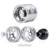 RC-Hub 4pcs Aluminum Alloy Rear Wheel Rims for 1/14 Tamiya Trailer Tractor Truck RC Car