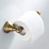 Flybath Toilet Paper Holder without Cover Antique Brass Bathroom Tissue Roll Bar Wall Mounted, 20 cm / 7.87 inches, Brushed Bronze