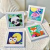 6 Pcs Diamond Art Kit for Kids,6X6 Inch Full Drill Animals Painting Art Craft,Gem Animal Painting Kit,DIY Painting Kit Crystal Easy to Painting by Number Kits for Kids adults Beginners Home Wall Decor