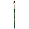Silver Brush Limited 2528S1/2 Ruby Satin Filbert Grass Comb Brush Fluid and Flow Acrylics, Size 1/2 Inch, Short Handle