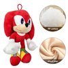12 inch Sonic Plush Doll,The Hedgehog 2 The Movie Plush,Knuckles Sonic Plush Toy, Shadow Stuffed Animals Plush Pillow, Gift for Kids (Knuckles)
