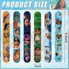 98 Pieces Moana Party Supplies, Moana Theme Slap Bracelets and Stickers Moana Party Favors for Kids Birthday Party