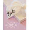 Bride Veil Bachelorette Party Decorations White Hair Bow | Bridal Shower Supplies, Bridesmaid Favors, Wedding Gift, Bride Accessories, Engagement Accessory, Hen Party