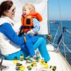 Motionchic 48 Pcs Cruise Ships Rubber Ducks Bulk with Sunglasses 2.4 Inch Military Rubber Ducks Cruise Uniform Armed Forces Ducks Squeaky Bath Duck Toy Birthday Baby Shower Party Favors