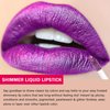 Maydear Metallic Liquid Lipstick, 6 Colors Shimmer Lip Gloss Set for Women, Long-Wear, Diamond Glitter Finish, Pearl Glam Lip Stain Makeup for Dress-Up, Cosplay, Halloween