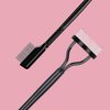 2Pcs Eyelash Separator, Eyelash Comb Lash Brush Separator, Lash Comb Eyelashes Curler Makeup Mascara Applicator, Eye Makeup Brush Tools, Metal Teeth Eyelashes Grooming Tool