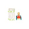 3 Piece Tegu Magnetic Racer Building Block Set, Poppy