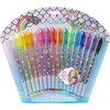 Mermaid 16 Piece Glitter Pen Body Art Set, Mermaid Themed, Glittery and Bright Colors, Ages 3+, by Townley Girl
