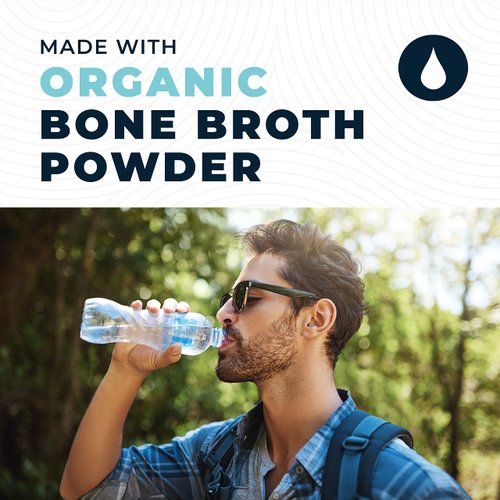 Grass-Fed Bone Broth Capsules with Collagen from Organic Bone Broth Powder. 180 Caps. Collagen Supplement from Organic Bone Broth Powder. Supports Nails, Hair, Joints and Digestive Health*.