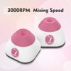 JOANLAB Lab Mini Vortex Mixer Vortex Shaker Salon Mixer, Nail Polish, Eyelash Adhesives, Paints, Permanent Makeup pigments, Tattoo Ink,Mix up to 50ml (Pink)