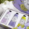 La Chatelaine Hand Cream Gift Set for Women, Travel Size Hand Lotion, Natural Hand Cream Made in France with 20% Organic Shea Butter (Lavender, Lychee Bilberry & Lemon Verbena) 3 x 1 fl oz
