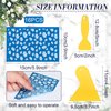 16 Pcs Silk Screen Stencils for Polymer Clay Tools Reusable Silk Screens Printing Kit Silkscreen Clay Jewelry Making Kit with 2 Scraper for DIY Craft Earring Decoration Making Supplies, 3.9 x 6 Inch