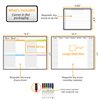 Magnetic Dry Erase Chore Chart and Calendar Bundle for Fridge - Chore Chart for Multiple Kids,Monthly Calendar,One Bonus to-do Whiteboard and 6 Extra Fine Tips Markers Included!