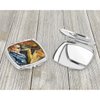 Caroline's Treasures JMK1277SCM Jazz Sazophone Compact Mirror Decorative Travel Makeup Mirror for Women Girls Gifts Pocket Makeup Mirror Folding Handheld