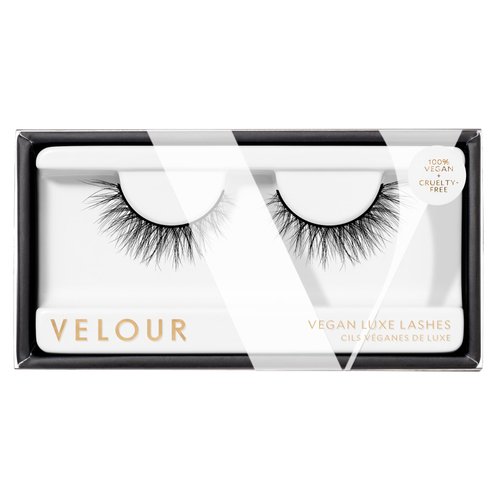 Velour Vegan Luxe Eyelashes – Luxurious Natural False Lashes - Lightweight, Reusable, Handmade Fake Lash Extensions - Wear up to 25 Times – 100% Vegan Mink, Soft and Comfortable, All Eye Shapes