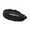 vowyore Women Hair Plaited Braided Headbands Synthetic Hairpieces Braid Wig with Teeth Hair Band Hair Hoop Hair Accessories