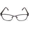 Foster Grant Women's Tierney Multifocus Cat-Eye Reading Glasses, Purple/Transparent, 53 mm + 2.75