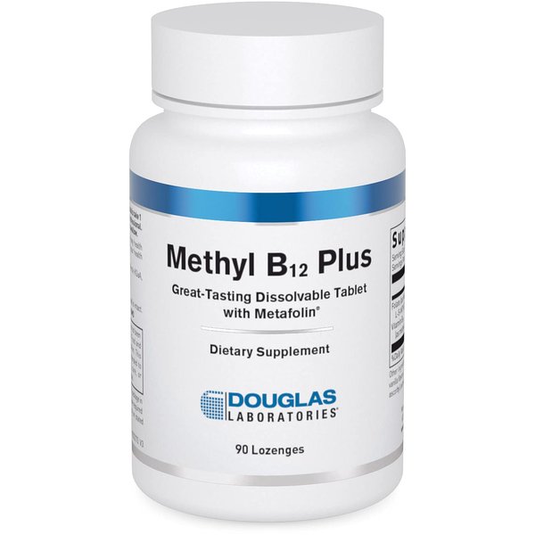 Douglas Laboratories Methyl B12 Plus | Supports Metabolism, Energy, Blood Cell Production, Nervous System, and Hormones* | 90 Lozenges