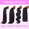 IDN BEAUTY Seamless Clip In Hair Extensions Human Hair, Kinky Curly 18 Inch 110g 7pcs Natural Black Seamless Curly Clip Ins Remy Human Hair Seamless Clip Ins For Black Women PU Weft Invisible Edge