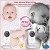 VTimes Video Baby Monitor with Camera and Audio No WiFi 2.4" Screen, Portable Baby Camera, Baby Camera Monitor Night Vision, 1000ft Range, 2X Zoom, Ideal for Baby Elderly Pet (NO Charging Plug)