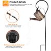 IERKEIE Solar Garden LED Light, Hollow Watering Can Lights Outdoor Decoration, Garden Stake Light for Pathway Yard Lawn Patio Landscape Decor