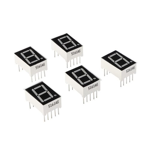 EC Buying 20PCS 0.56" 1 Bit 7 Segment Display Common Cathode Digital Tube 0.56Inch 10Pin Red LED Display Digital Tube