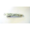 Generic Small 2 inch super slim clear silver speckled alligator hair clip fine thin hair