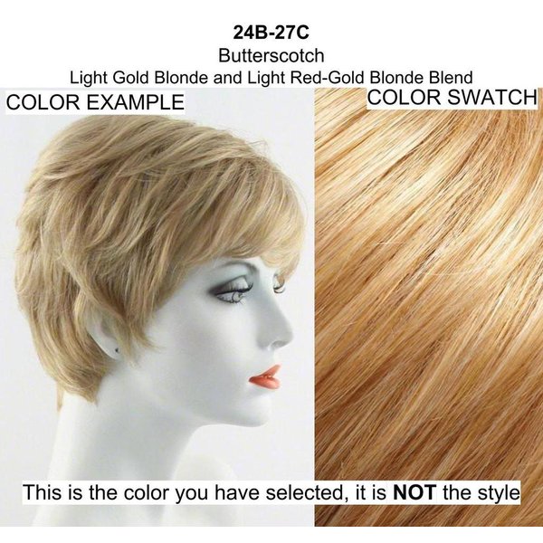 Maxwigs Easihair Mimic Hair Wrap Color 24B/27C Butterscotch - 4.5" Length Hairpiece UpDo Ponytail Accent Synthetic Fiber Easi Curly Wavy Locks Elastic Band Scrunchie Bundle Booklet