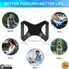 POAGL Posture Corrector For Men | Universal Fit Adjustable Upper Back Brace For Clavicle To Support Neck, Back and Shoulder Pain Relief Kyphosis Straightener Spine Support (Design Patented)