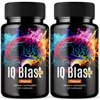 (2 Pack) IQ Blast Pro Capsules, IQblast Pro Supplement Official Brain Pills for Memory and Focus, IQblastpro Blaster Premium Clarity Support Advanced Formula Reviews All Natural Ingredients (120 Ct)