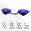 2 pack EVO FLEX Sunnies Flexible Tanning Bed Goggles Eye Protection UV Glasses (Purple)