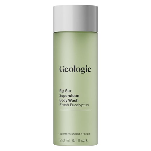 Geologie Big Sur Fresh Eucalyptus Superclean Body Wash | Deep Cleansing Fresh Eucalyptus Shower Gel for Men & Women | All-Natural Clean & Hydrating Derm-Grade Formula | 8.4 fl oz Bottle