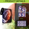 Card Binder Compatible with Football Card, Trading Card, MTG and Other TCG, Fits 400 Cards with 50 Removable Pages, Card Holder Collector for Standard Size Card